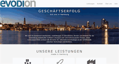 Desktop Screenshot of evodion.de